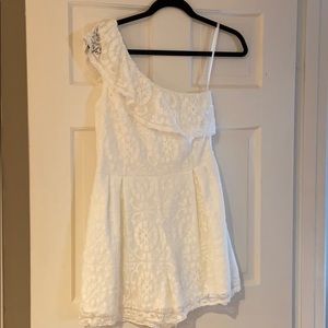 White lace romper
